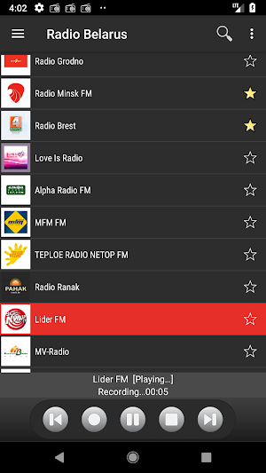 RADIO BELARUS Screenshot 3