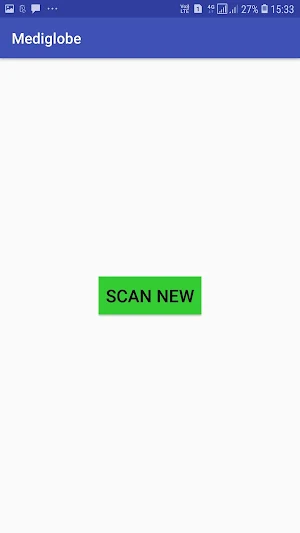 Mediglobe QR Code Scanner Screenshot 0
