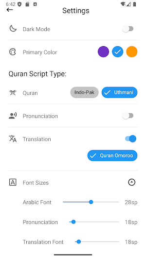 Quran Oromo - Oromoo Quran Screenshot 2