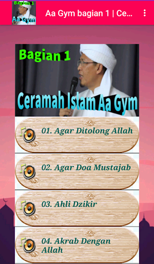 Ceramah Islam Aa Gym bagian 1 Screenshot 2