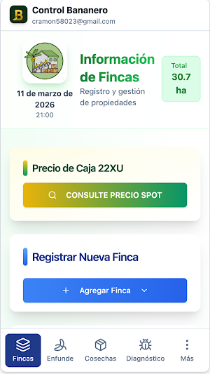 Control bananero Screenshot 0