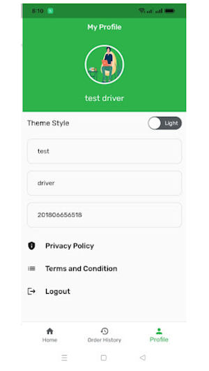 delivery as Screenshot 1