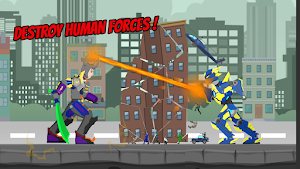 Galaxy Destroyer: Metropolis Rampage Screenshot 1