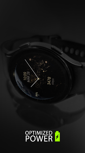 Earth analog watch face Screenshot 1