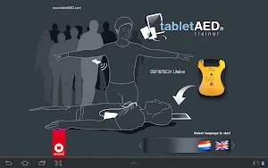 TabletAED trainer DefibTech Screenshot 1