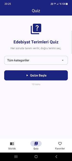 Edebiyat Terimleri Sözlüğü Screenshot 1