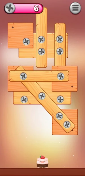 UnScrew It: Save the pig! Screenshot 1