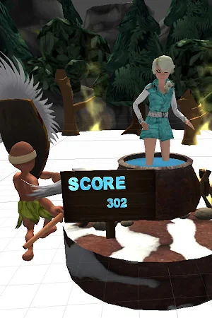 Ice Princess Snow Run : Endless winter Run 3D game Screenshot 1