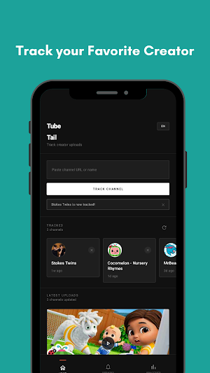 Tube Tail: Creator Tracker Screenshot 0