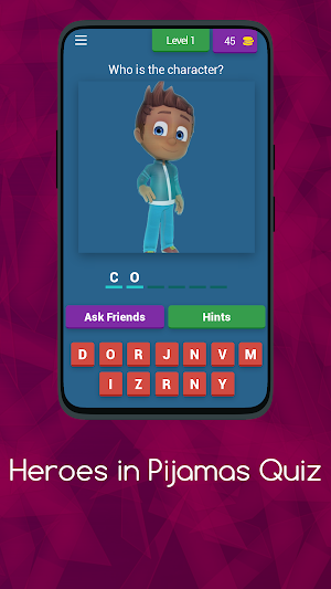 Heroes in Pijamas Quiz Screenshot 0