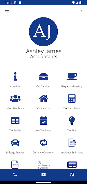 Ashley James Accountants Screenshot 0