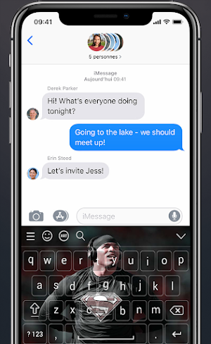 Cam Newton Keyboard Patriots Theme 2021 For Fans Screenshot 3