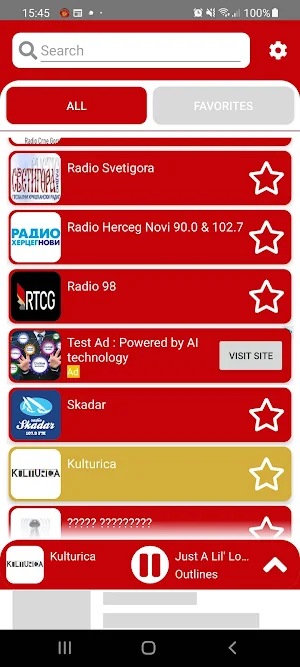 Montenegro Radio – Montenegrin AM & FM Radio Tuner Screenshot 0