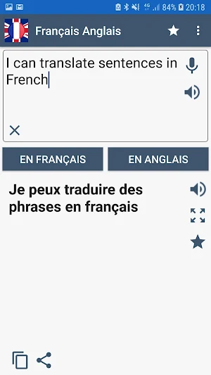 English French Translator with offline mode Screenshot 2