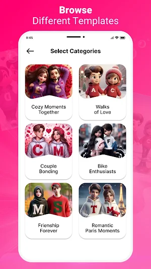 Couple name on photo Screenshot 1