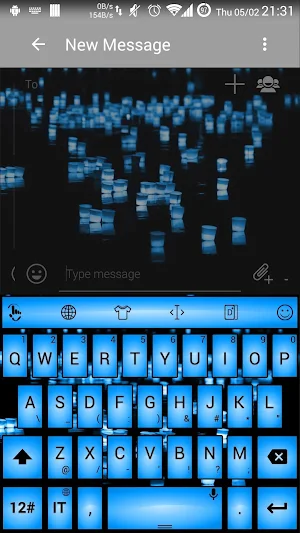Keyboard Theme Led Blue Screenshot 0