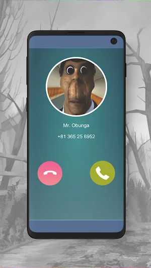 Mr. Obunga fake call Screenshot 1