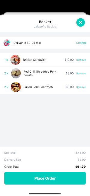 Deliveroo Clone Screenshot 3