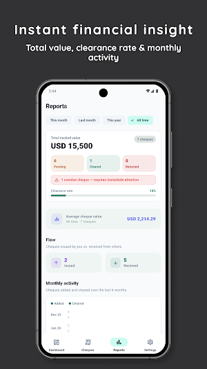 ChequeVault - Cheque Manager Screenshot 1