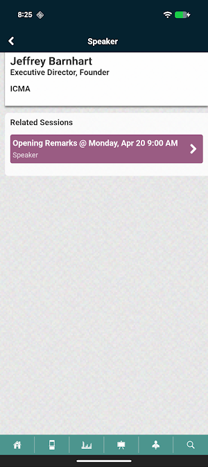 ICMA Expo Screenshot 3