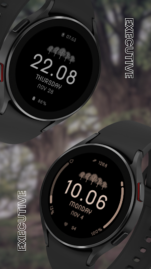 EXD110: Tree Watch Face Screenshot 0