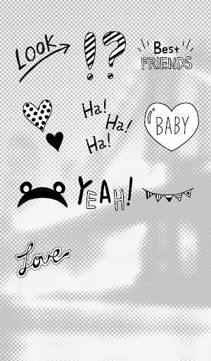 Stamp: Black & White Stylish Screenshot 2