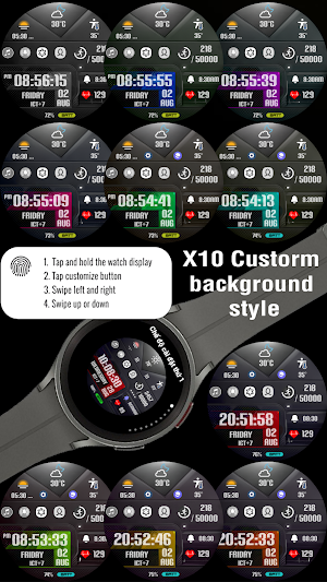 N-SPORT706 Dial App Watch Face Screenshot 3