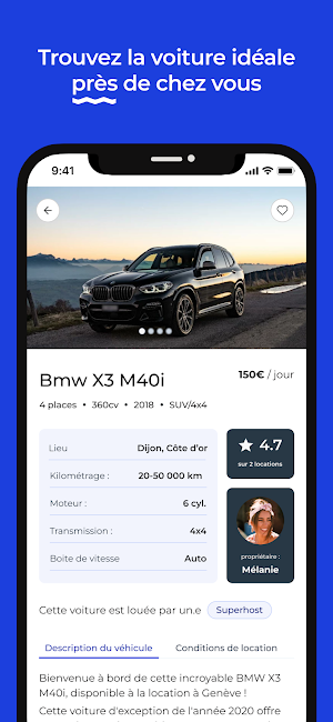 Roadstr - Location de voiture Screenshot 2