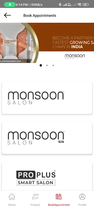 Smart Salon App Screenshot 0