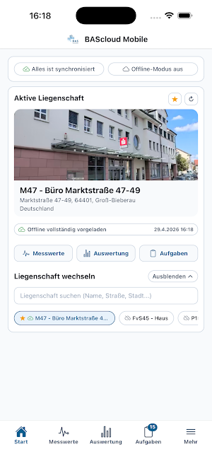 BAScloud Mobile App Screenshot 0