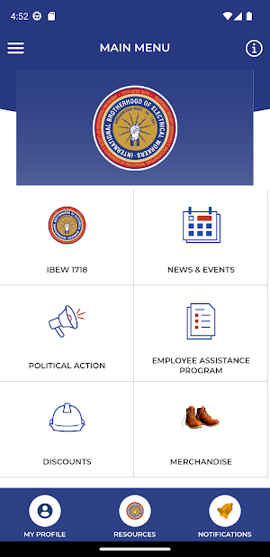 IBEW 1718 Screenshot 2