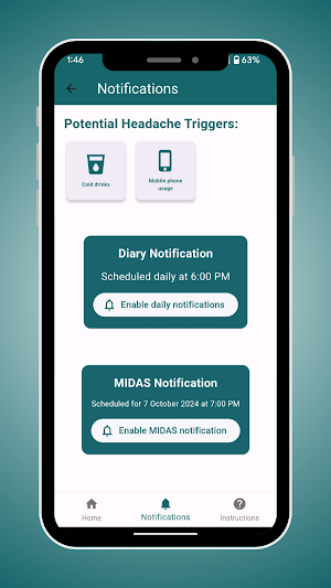 NeuroCare - Migraine Care App Screenshot 2