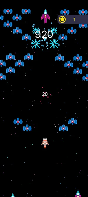 King Space shooter light Screenshot 1