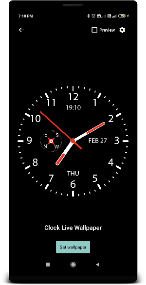 Clock Live Wallpaper Screenshot 0