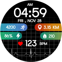 Heart Rate Digital WatchFace