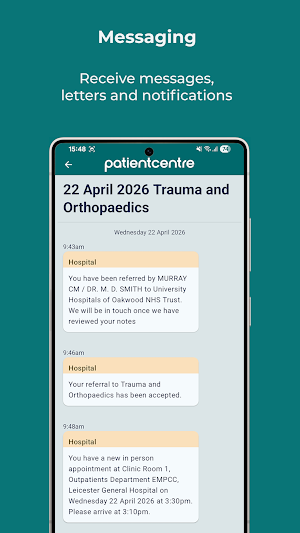 Patientcentre Screenshot 2