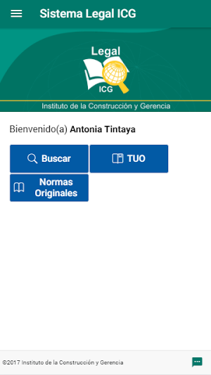 Sistema Legal ICG Screenshot 0