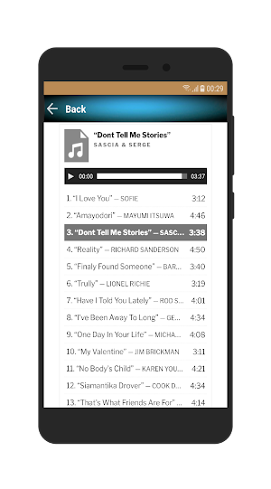 Love Songs Collection Screenshot 2