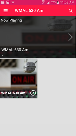 WMAL Radio App Radio Station Screenshot 2