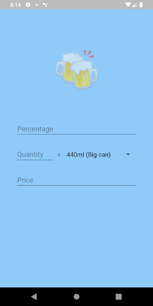 Beer Calc Screenshot 1