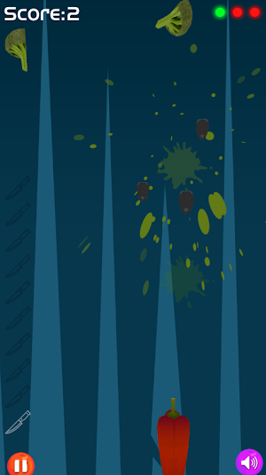 Knife Hit Fruit Smasher Screenshot 1