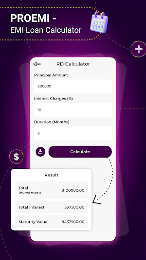 EMI Loan Calculator Screenshot 2