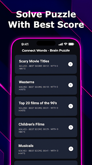Connect Words - Brain Puzzle Screenshot 1