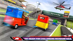 Modern Tuk Tuk Auto Rickshaw Racing Games Screenshot 2