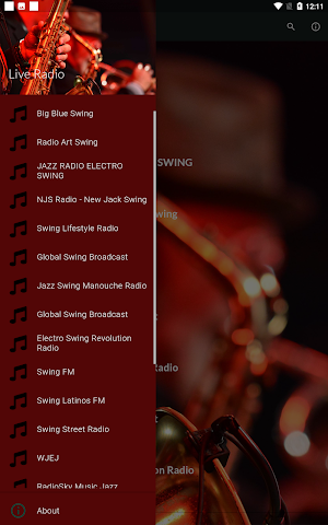 Swing Radios Live Screenshot 1