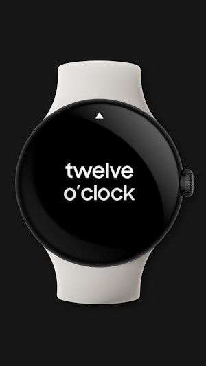 Text Time Watch Face Screenshot 1