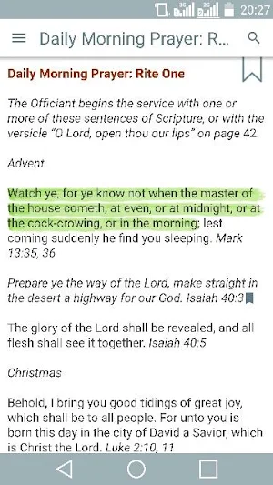 The Book of Common Prayer Screenshot 0