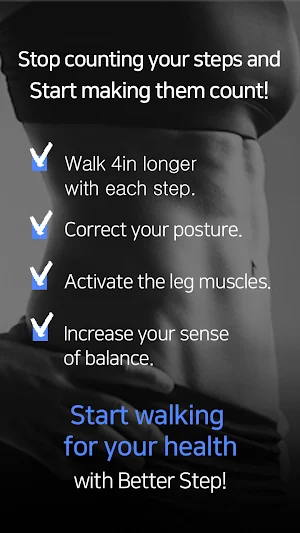 Better Step: Calorie Pedometer Screenshot 1
