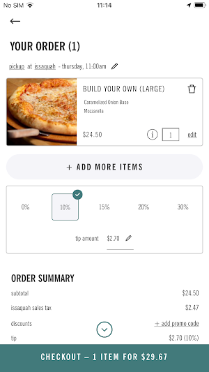 Zeeks Pizza Screenshot 3