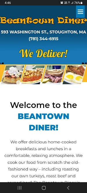 Beantown Diner Screenshot 1